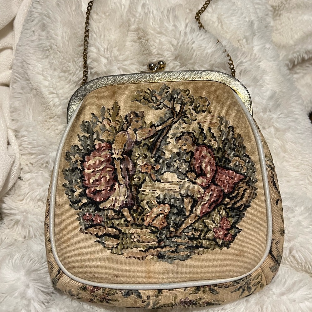 Vintage 1930’s JR Miami Tapestry Women Bag